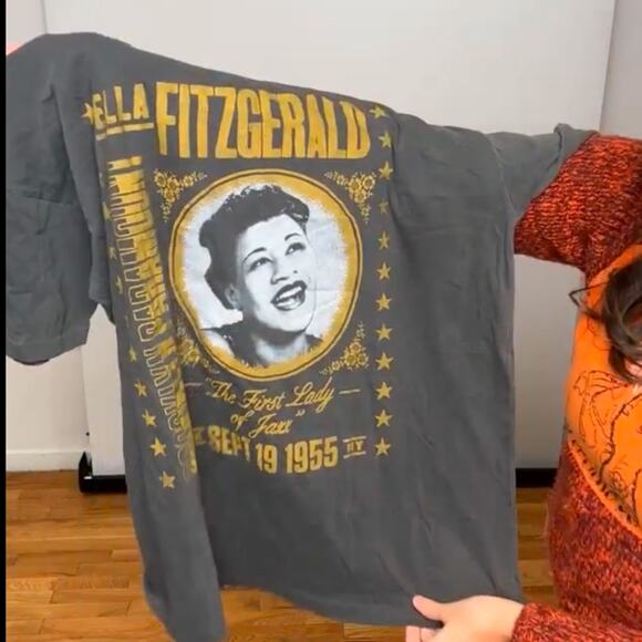 DAYDREAMER Ella Fitzgerald Brooklyn Paramount Tees New without Tag MSRP $98 - Picture 4 of 6